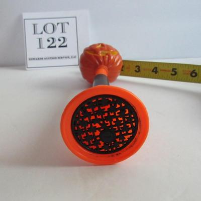 Lot 122:  Plastic Halloween Horn and 2 Halloween Streamer Rolls