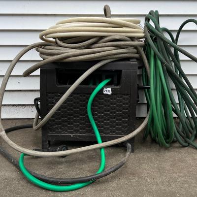 Assorted hoses and hose box