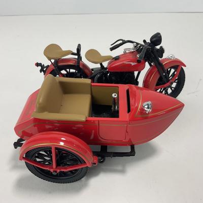 -237- TOYS | Harley Davidson Diecast Bank With Sidecar