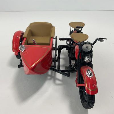 -237- TOYS | Harley Davidson Diecast Bank With Sidecar