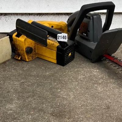 Chainsaw and hedge trimmer
