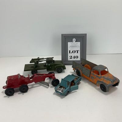 -240- TOYS | Four Vintage Toy Vehicles