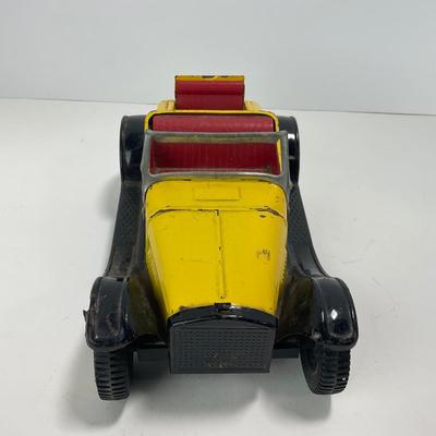 -241- TOY | Vintage 1960â€™s Yellow Nylint Ford Hot Rod Roadster With Rumble Seat