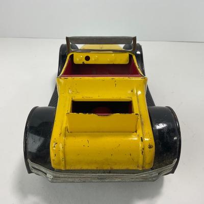 -241- TOY | Vintage 1960â€™s Yellow Nylint Ford Hot Rod Roadster With Rumble Seat