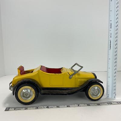 -241- TOY | Vintage 1960â€™s Yellow Nylint Ford Hot Rod Roadster With Rumble Seat