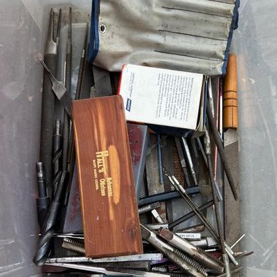 Filers and drill bit lot