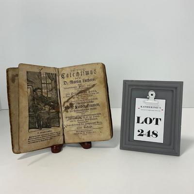 -248- COLLECTIBLE | 1826 Life Of Martin Luther Book
