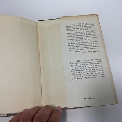 -249- COLLECTIBLE | To Kill A Mocking Bird With Dust Jacket 1st Edition