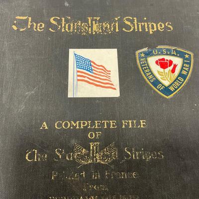 -250- COLLECTIBLE | Bound 1918 Stars & Stripes World War 1 | From France WW1