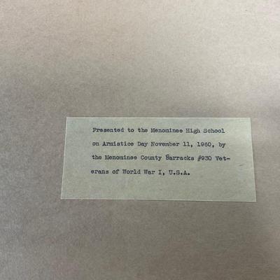 -250- COLLECTIBLE | Bound 1918 Stars & Stripes World War 1 | From France WW1