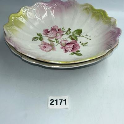 Decorative glass dishes