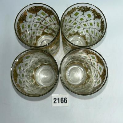 Set of (4) glass cups
