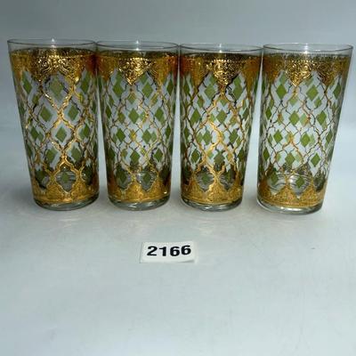 Set of (4) glass cups