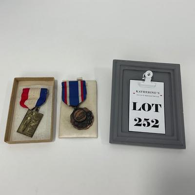 -252- COLLECTIBLE | 1920â€™s Sports Metals | Basketball & Track
