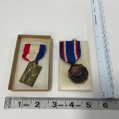 -252- COLLECTIBLE | 1920â€™s Sports Metals | Basketball & Track