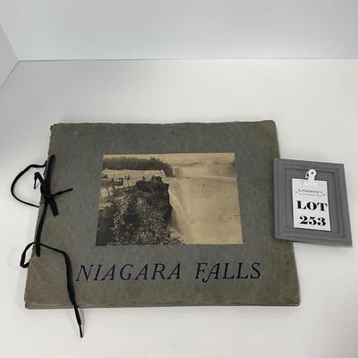 -253- COLLECTIBLE | Early 1900â€™s Niagara Falls Antique Souvenir Waterfall Picture Book