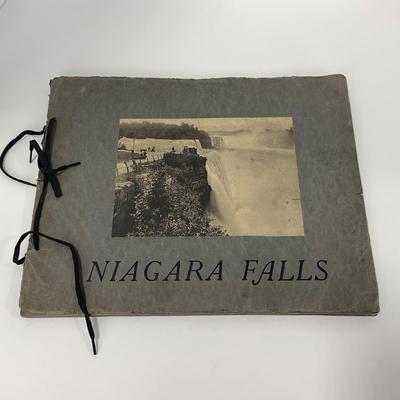 -253- COLLECTIBLE | Early 1900â€™s Niagara Falls Antique Souvenir Waterfall Picture Book