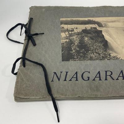 -253- COLLECTIBLE | Early 1900â€™s Niagara Falls Antique Souvenir Waterfall Picture Book