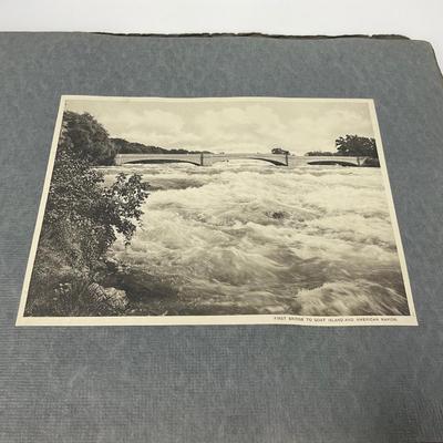 -253- COLLECTIBLE | Early 1900â€™s Niagara Falls Antique Souvenir Waterfall Picture Book