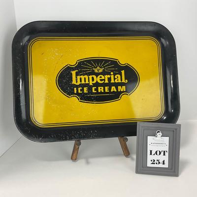 -254- COLLECTIBLE | 1930â€™s Imperial Ice Cream Tray | Sheboygan Wisconsin