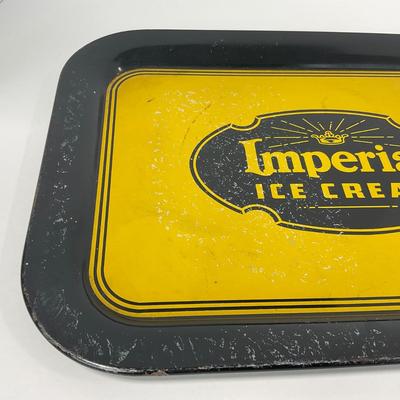 -254- COLLECTIBLE | 1930â€™s Imperial Ice Cream Tray | Sheboygan Wisconsin
