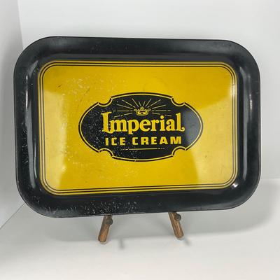 -254- COLLECTIBLE | 1930â€™s Imperial Ice Cream Tray | Sheboygan Wisconsin