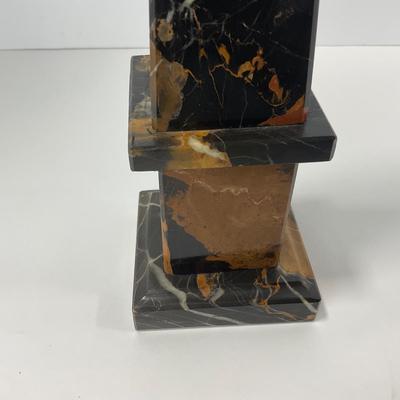 -257- COLLECTIBLE | Vintage Natural Polished Stone Wand Point Tower