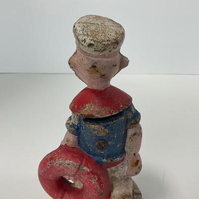 -258- COLLECTIBLE | Vintage Metal Popeye Bank