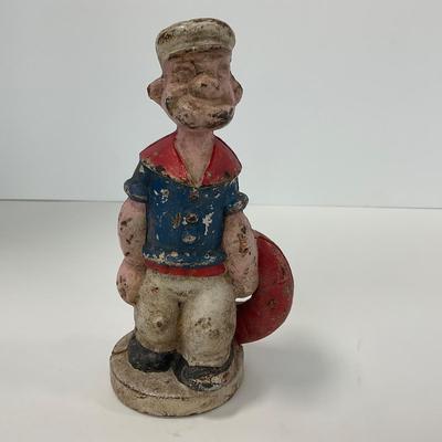 -258- COLLECTIBLE | Vintage Metal Popeye Bank