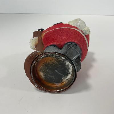 -259- COLLECTIBLE | Vintage Metal Santa Bank