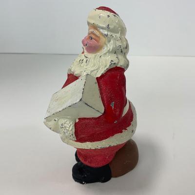 -259- COLLECTIBLE | Vintage Metal Santa Bank