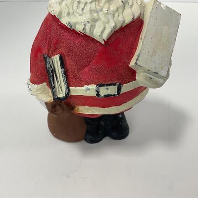 -259- COLLECTIBLE | Vintage Metal Santa Bank