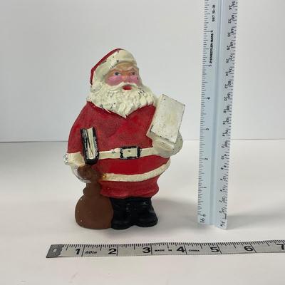 -259- COLLECTIBLE | Vintage Metal Santa Bank