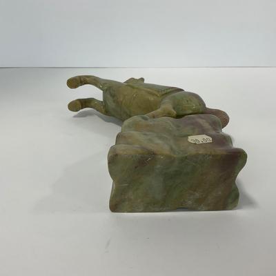 -262- COLLECTIBLE | Marble / Stone Horse Sculptures
