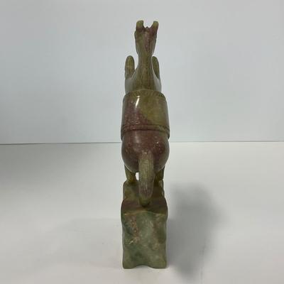 -262- COLLECTIBLE | Marble / Stone Horse Sculptures