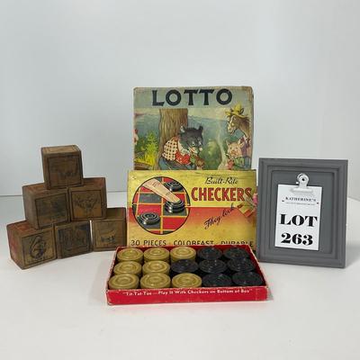 -263- COLLECTIBLE | Early 1900â€™s Game Lot