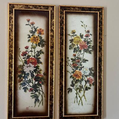 HO-CHU Floral Pair