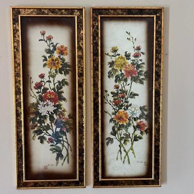 HO-CHU Floral Pair