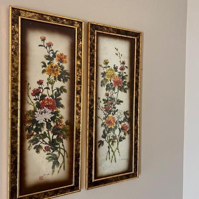 HO-CHU Floral Pair