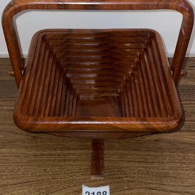 Collapsible Wooden Basket