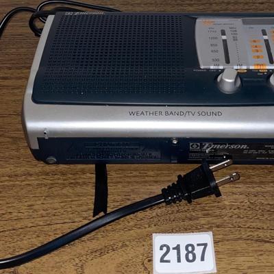 Emerson Weather Band/TV Sound