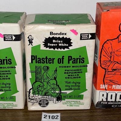 Plaster of Paris and Rockite