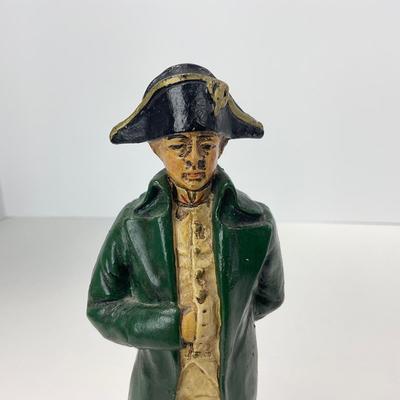 -266- COLLECTIBLE | Wooden Carved Napoleon | Made In Italy