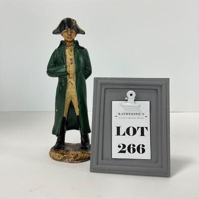 -266- COLLECTIBLE | Wooden Carved Napoleon | Made In Italy