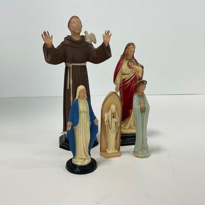 -267- COLLECTIBLE | Hartland & Other Plastic Religious Figures