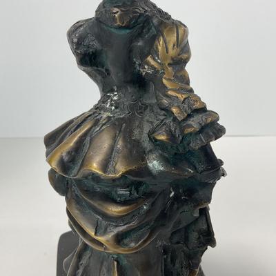 -270- VINTAGE | Metal Victorian Style Statue