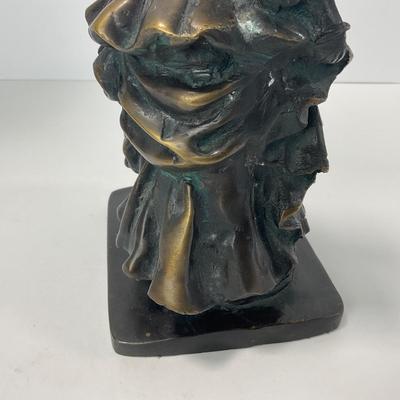 -270- VINTAGE | Metal Victorian Style Statue