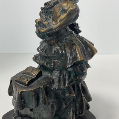 -270- VINTAGE | Metal Victorian Style Statue