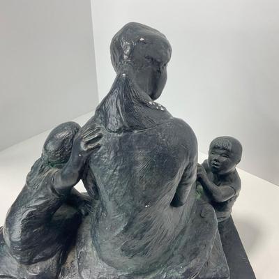 -271- COLLECTIBLE | Large Mother reading Statue | Daniel Brown 1999
