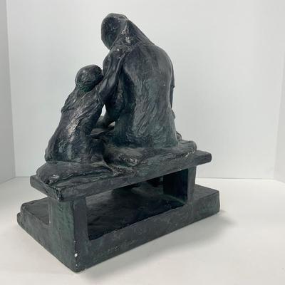 -271- COLLECTIBLE | Large Mother reading Statue | Daniel Brown 1999